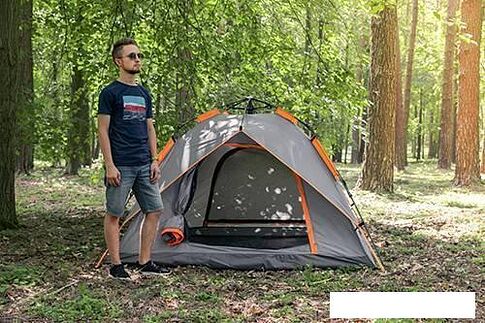 Треккинговая палатка Sundays ZC-TT035-3 (темно-серый/желтый)