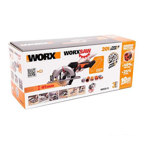 Дисковая (циркулярная) пила Worx WX531.9 (без АКБ)