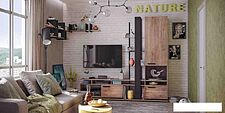 Тумба Глазов Nature 333 (дуб табачный craft/черный)