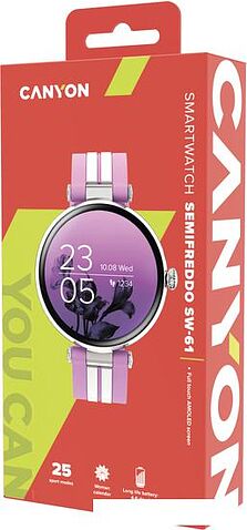 Умные часы Canyon Semifreddo SW-61 (лаванда)