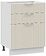 Шкаф напольный Трия Кимберли 1Н6Я3 (белый/крем)