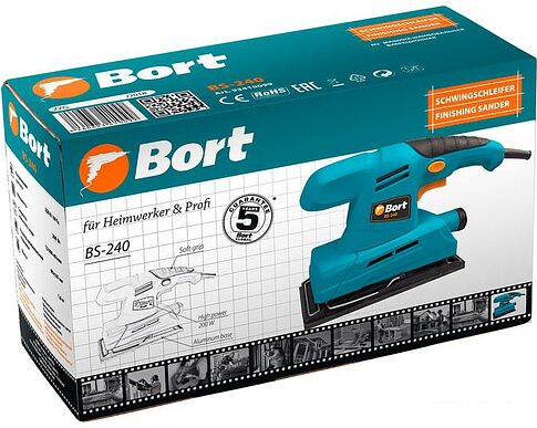 Виброшлифмашина Bort BS-240