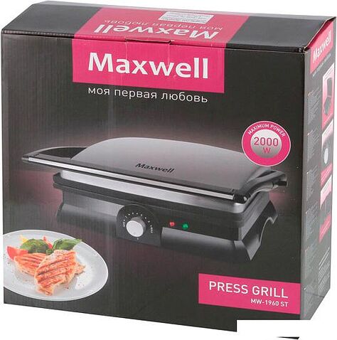 Электрогриль Maxwell MW-1960 ST