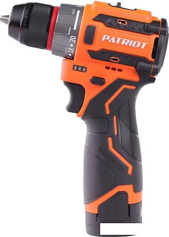 Дрель-шуруповерт Patriot BR 467 180201467 (с 2-мя АКБ, кейс)