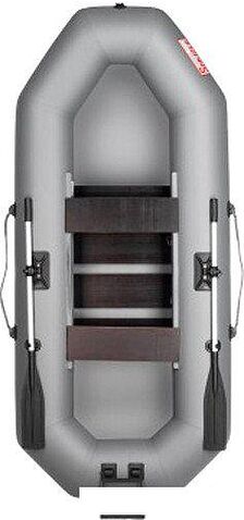 Моторно-гребная лодка Тонар Шкипер 280НТ (серый)