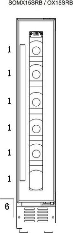 Винный шкаф Temptech CLX15SB