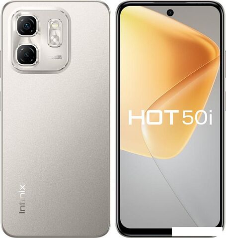 Смартфон Infinix Hot 50i X6531 6GB/128GB (серый титан)