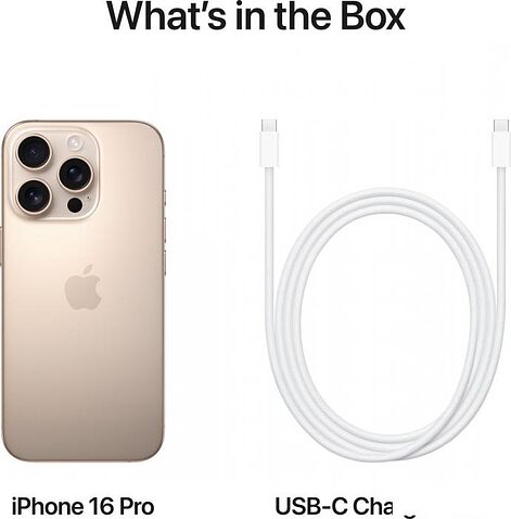 Смартфон Apple iPhone 16 Pro 512GB (пустынный титан)