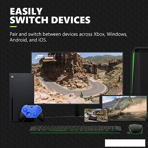 Геймпад Microsoft Xbox Elite Wireless Series 2 Core (синий)