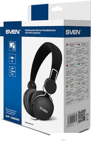 Наушники с микрофоном SVEN AP-320M