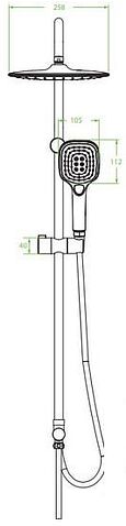 Душевая система Laveo Zorita PLZ 70KX