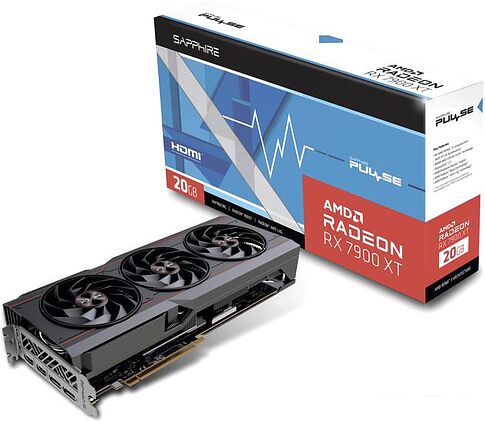 Видеокарта Sapphire Pulse Radeon RX 7900 XT 11323-02-20G