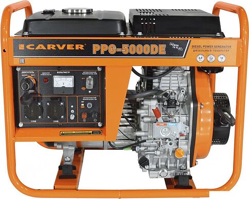 Дизельный генератор Carver PPG-5000DE