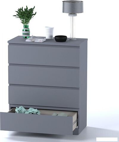Комод Mio Tesoro Варма 4 (серый)