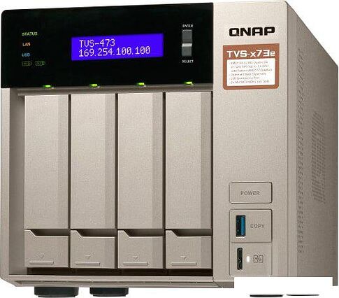 Сетевой накопитель QNAP TVS-473E-8G