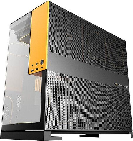 Корпус Geometric Future Model 5 5FAN (черный/желтый)