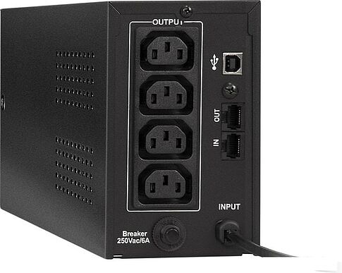 Источник бесперебойного питания ExeGate SpecialPro UNB-650.LED.AVR.C13.RJ.USB