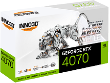 Видеокарта Inno3D GeForce RTX 4070 Twin X2 OC White N40702-126XX-185252W Видеокарта Inno3D GeForce RTX 4070 Twin X2 OC White N40702-126XX-185252W