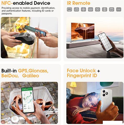 Телефон Ulefone Note 18 Ultra 6GB/256GB (черный)