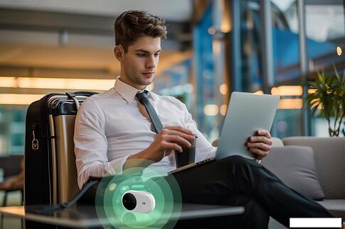 Мобильный 4G Wi-Fi роутер ZTE U20 (белый)