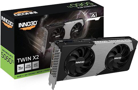Видеокарта Inno3D GeForce RTX 5060 Ti 16GB Twin X2 N506T2-16D7-193075N
