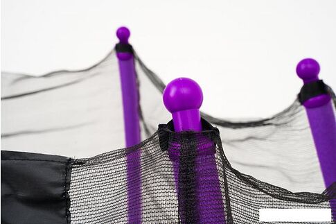 Батут Calviano Outside Master Purple 140 см - 4.5ft (внешняя сетка, складной, без лестницы)