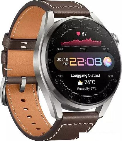 Умные часы Huawei Watch 3 Pro Leather strap