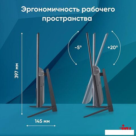 Монитор iRU Малахит 24F01B