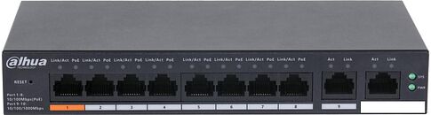 Управляемый коммутатор 2-го уровня Dahua CS4010-8ET-60