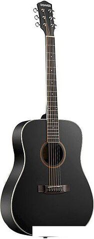 Акустическая гитара Donner DAG-1B Black (с комплектом аксессуаров)