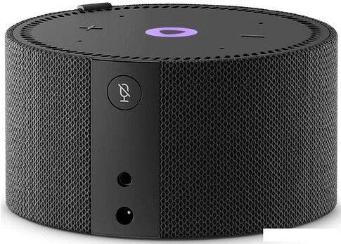 Умная колонка Яндекс Станция Мини 2 с часами (черный)