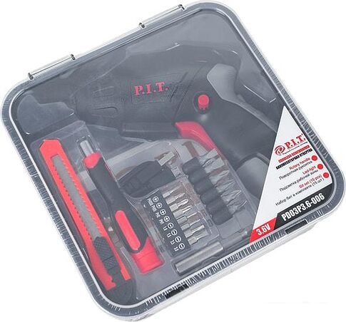 Электроотвертка P.I.T PD03P3.6-006 (с АКБ)