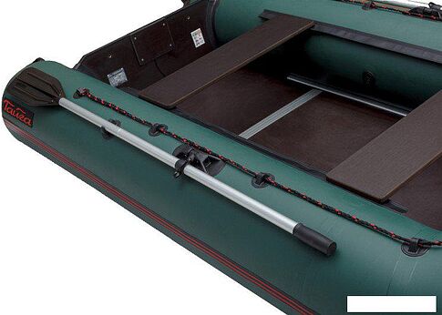 Моторно-гребная лодка Leader Boats Тайга-340 киль 0062872 (зеленый)