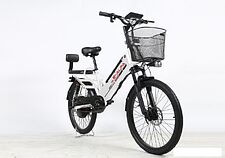 Электровелосипед SameBike Е-Alfa New SB-E-ALFA350-36/10 (белый)