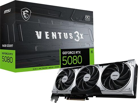 Видеокарта MSI GeForce RTX 5080 16G Ventus 3X Plus