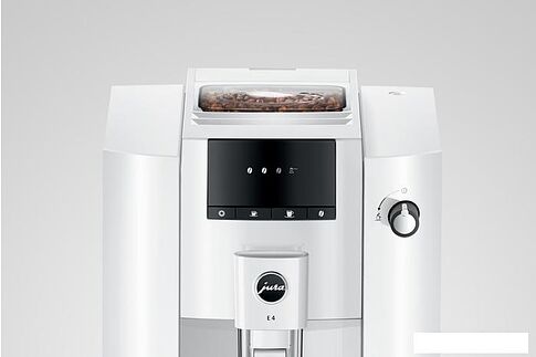 Эспрессо кофемашина JURA E4 Piano White EA (15433)
