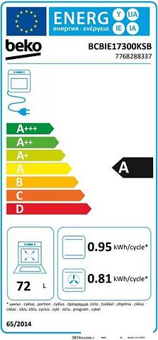 Электрический духовой шкаф BEKO BCBIE17300KSB