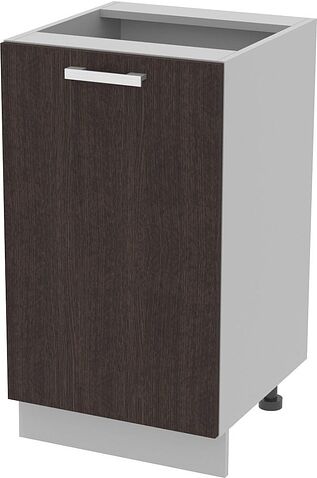 Шкаф напольный Интерлиния Компо НШ45р-1дв (дуб венге)