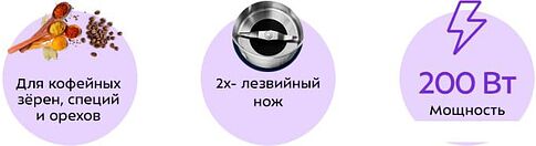 Электрическая кофемолка Kitfort KT-769