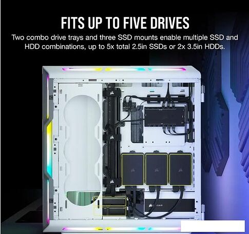 Корпус Corsair iCUE 5000T RGB CC-9011231-WW