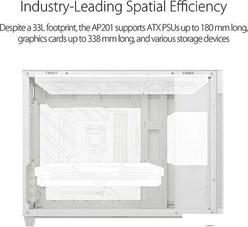 Корпус ASUS Prime AP201 (белый)