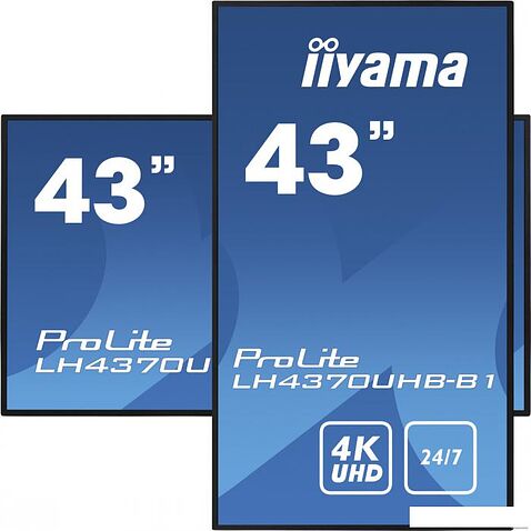 Информационная панель Iiyama ProLite LH4370UHB-B1
