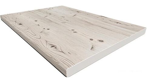 Готовая кухня Интерлиния Мила Лайт 1.5 (вудлайн кремовый-антрацит-бискайская сосна)