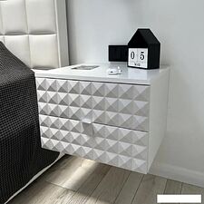 Тумба Shtabe Simple 7002 эко (травертин/белый)