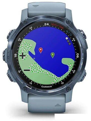Умные часы Garmin Descent Mk2s (минеральный синий/морская волна)