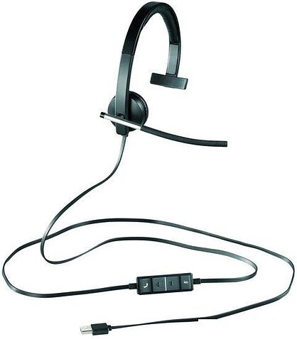 Наушники с микрофоном Logitech USB Headset Mono H650e (981-000513)