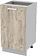Шкаф напольный Интерлиния Компо НШ45р-1дв (дуб серый)