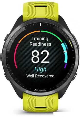Умные часы Garmin Forerunner 965 (черный/желтый)