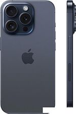 Смартфон Apple iPhone 15 Pro Dual SIM 128GB (синий титан) Смартфон Apple iPhone 15 Pro Dual SIM 128GB (синий титан)