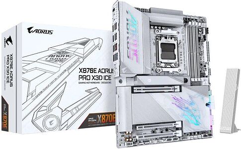 Материнская плата Gigabyte X870E Aorus Pro X3D Ice